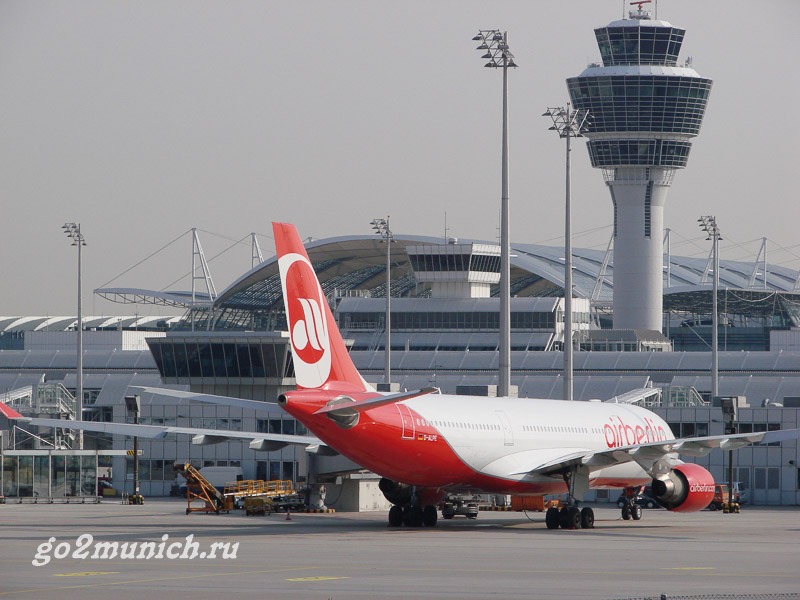 Из Мюнхена до аэропорта на разных видах транспорта